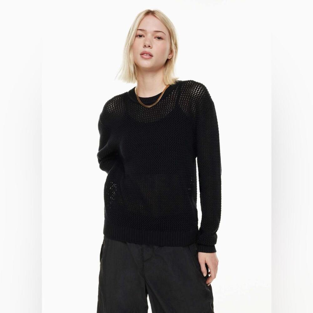Aritzia TNA Alameda Sweater - Brown - Medium